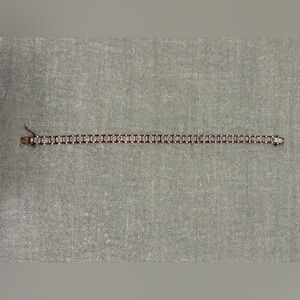 Elegant Sterling Silver and Gold Tone Bracelet